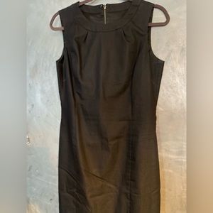 Black denim sleeveless dress, size 8